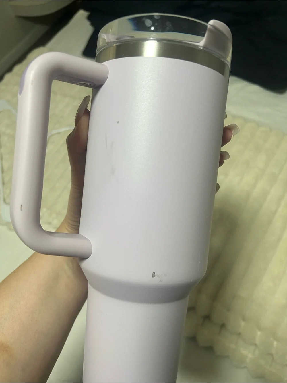 Stanley Light Purple Travel Mug with Handle